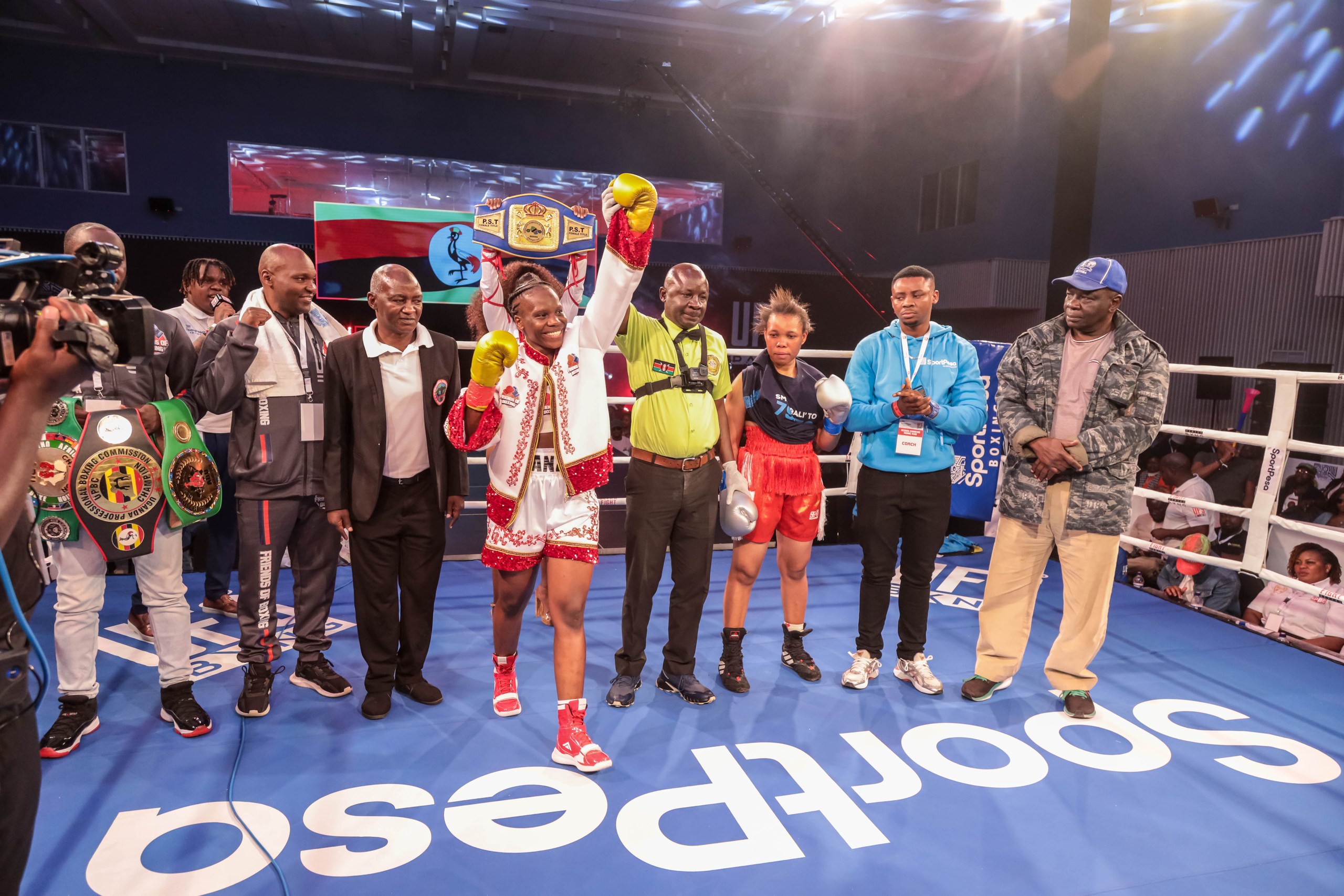 Buyu, Nanziri reign supreme as knockouts light up SportPesa Boxing Night