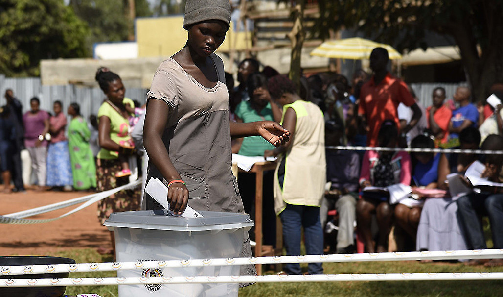Ugandans vote in tense election