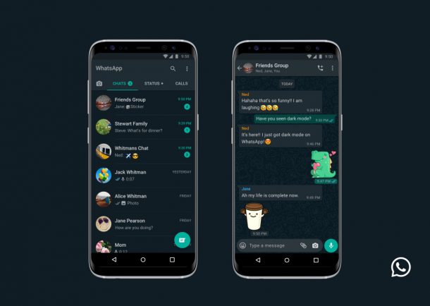 How to activate whatsapp dark mode