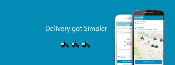 How sendy- package delivery App works