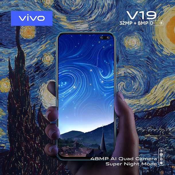 Vivo to Unveil vivo V19 with a Dual Punch Hole Camera in Kenyan Market