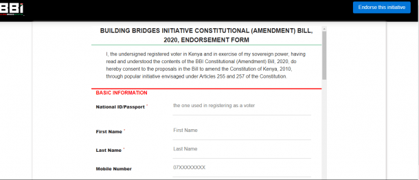 BBI portal for collecting signatures launched