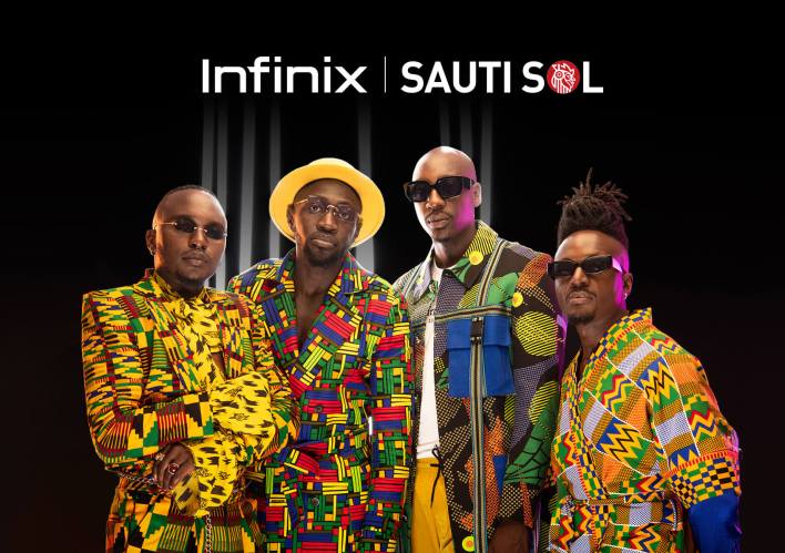 Infinix unveils Sauti Sol as its Brand Ambassadors