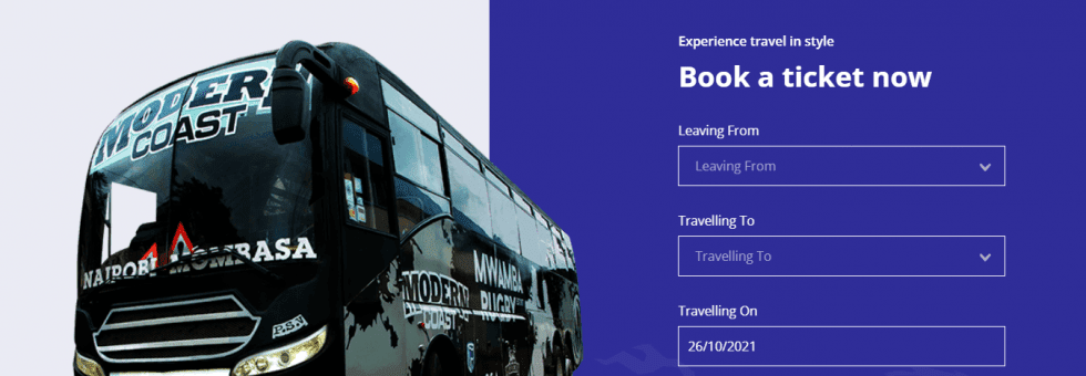 How to book and Pay Modern Coast Via MPesa Paybill Number