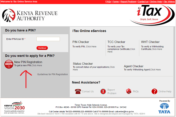 How to register for your KRA PIN