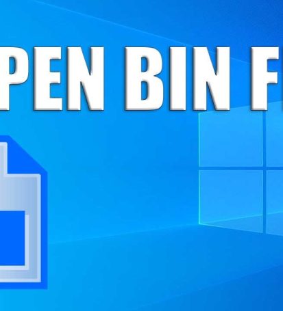 How to open a BIN file