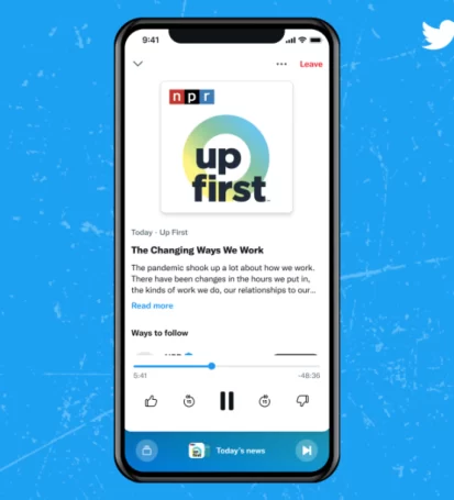 Twitter Launches Podcasts On Its Revamped Spaces