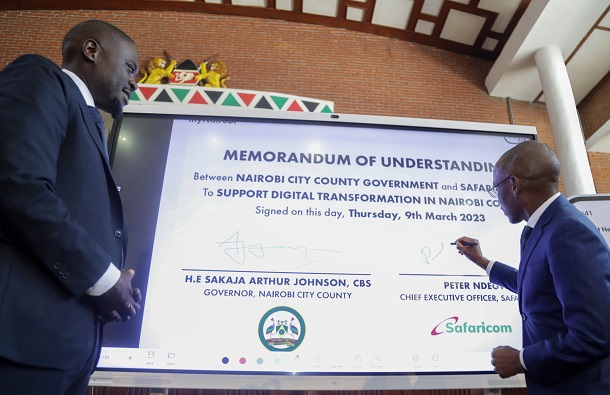 Safaricom, Nairobi County Partner To Digitise County Services With My Nairobi App