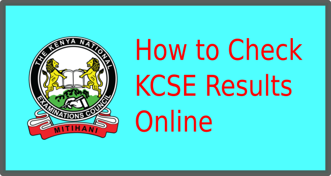 How To Check 2023 KCSE Results