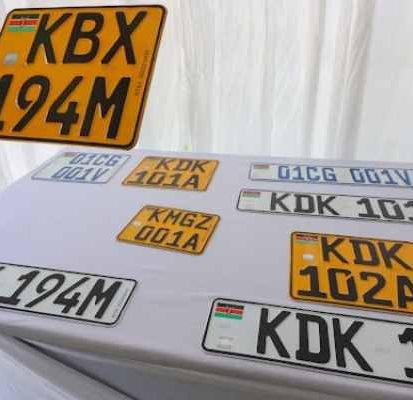 How To Get The New Digital Number Plates in Kenya