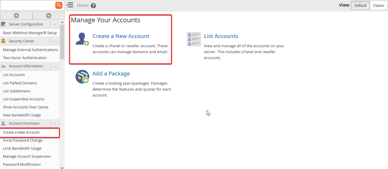 How to Create and Manage User Accounts in cPanel
