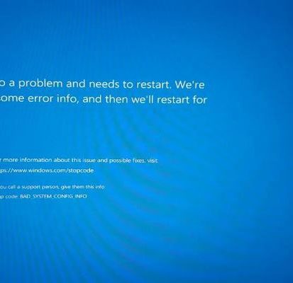 How to Fix BAD_SYSTEM_CONFIG_INFO Error in Windows 10